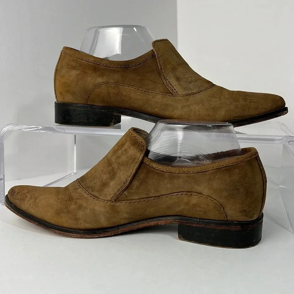 Free People Brady Pointed Toe Slip-On Loafer Size 38.5 - US 8.5 Leather Shooties - Picture 3 of 16